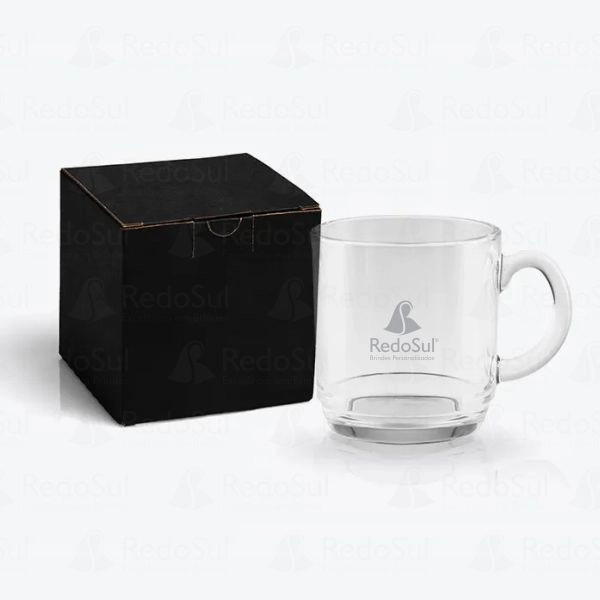 RD 7042300-Caneca de vidro personalizada RD 7042300-Caneca de vidro personalizada